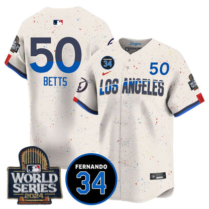 LAD Fernando Valenzuela Memorial Jersey - Stitched