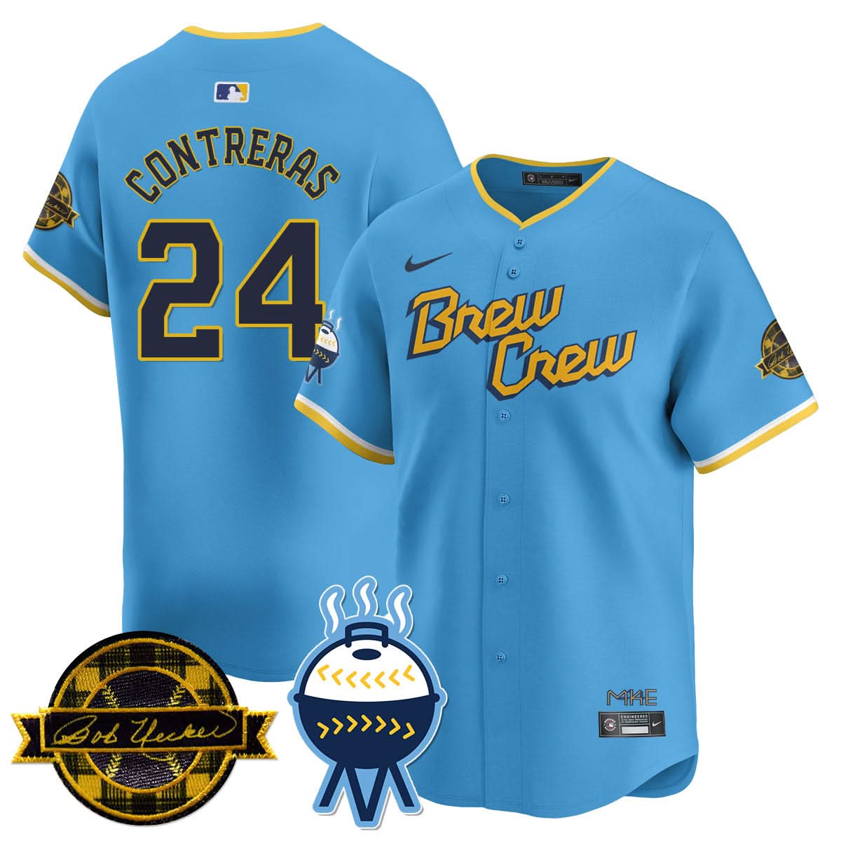 MB 2025 Limited Jersey - Bob Uecker Patch - Stitched