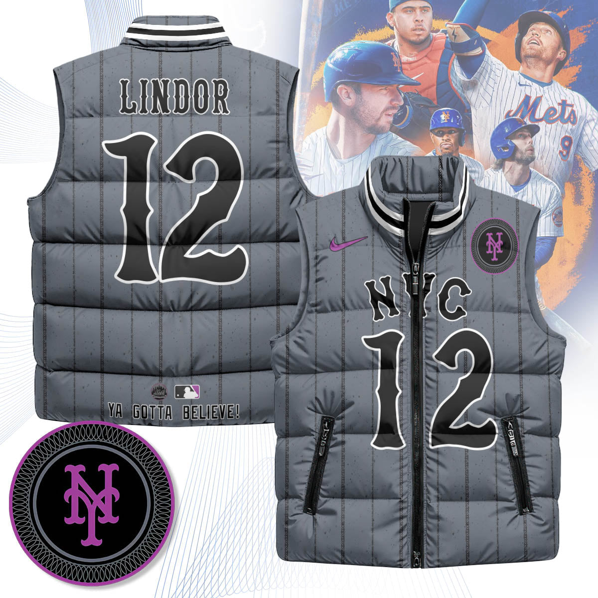 NYM Unisex Puffer Vest