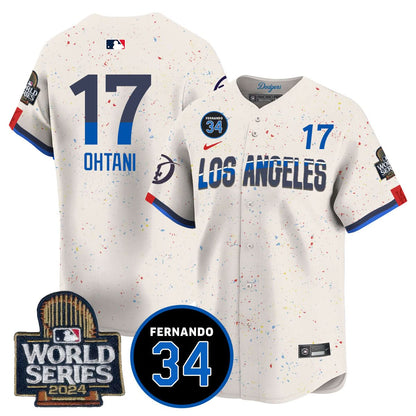 LAD Fernando Valenzuela Memorial Jersey - Stitched