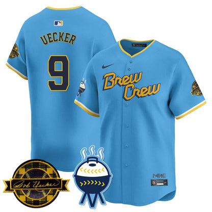 MB 2025 Limited Jersey - Bob Uecker Patch - Stitched