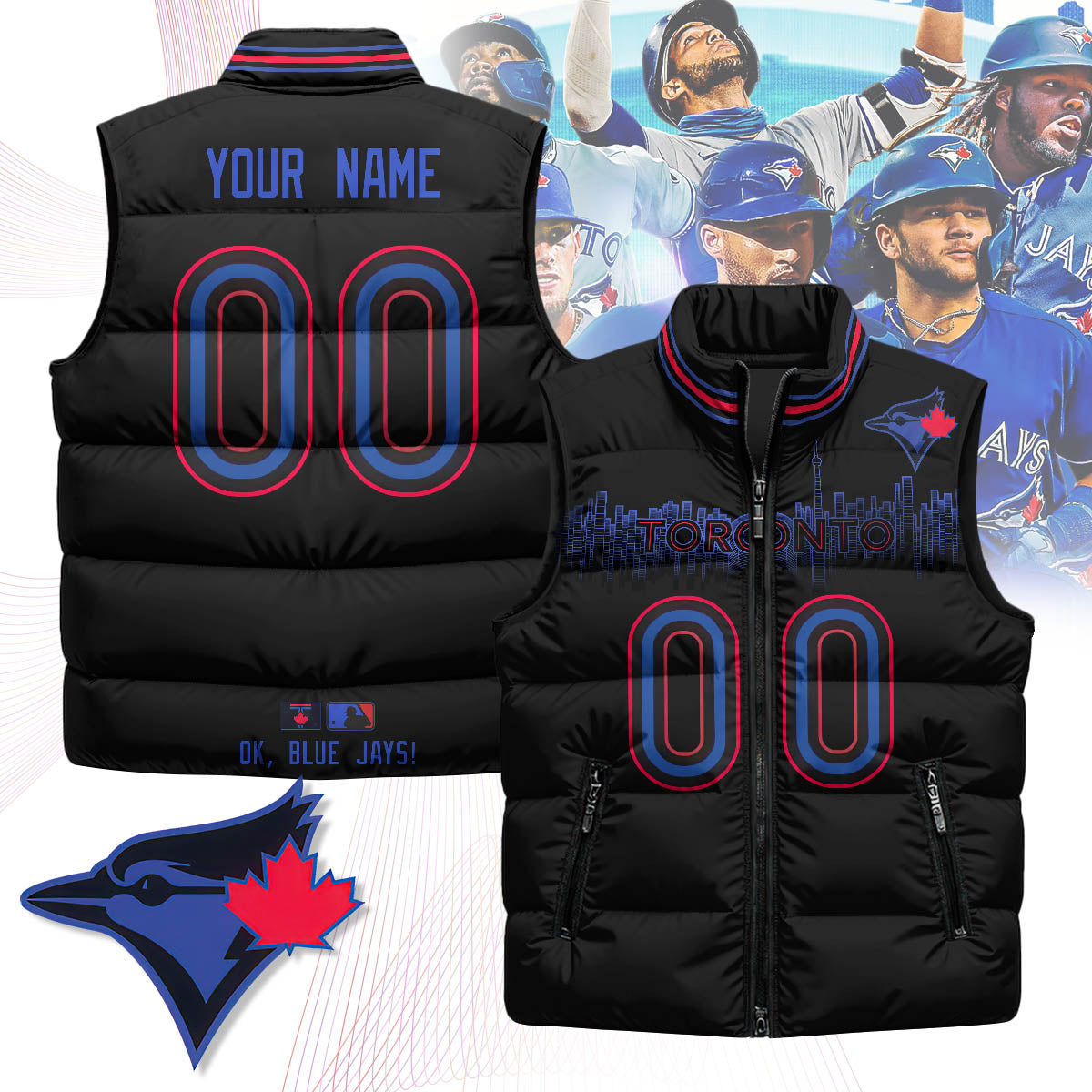 Personalized TBJ Unisex Puffer Vest