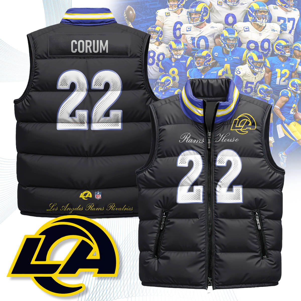 LAR Rivalry Series Puffer Vest