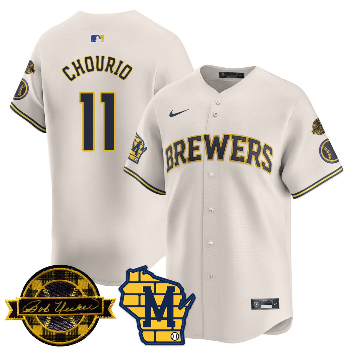 MB 2025 Limited Jersey - Bob Uecker Patch - Stitched
