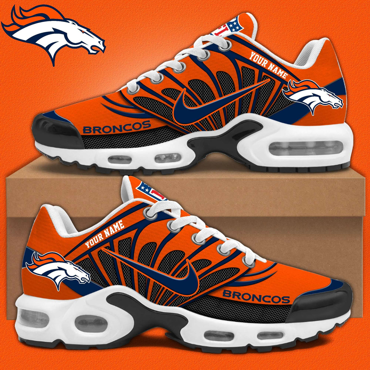 Denver Broncos Personalized Shoes Limited Edition