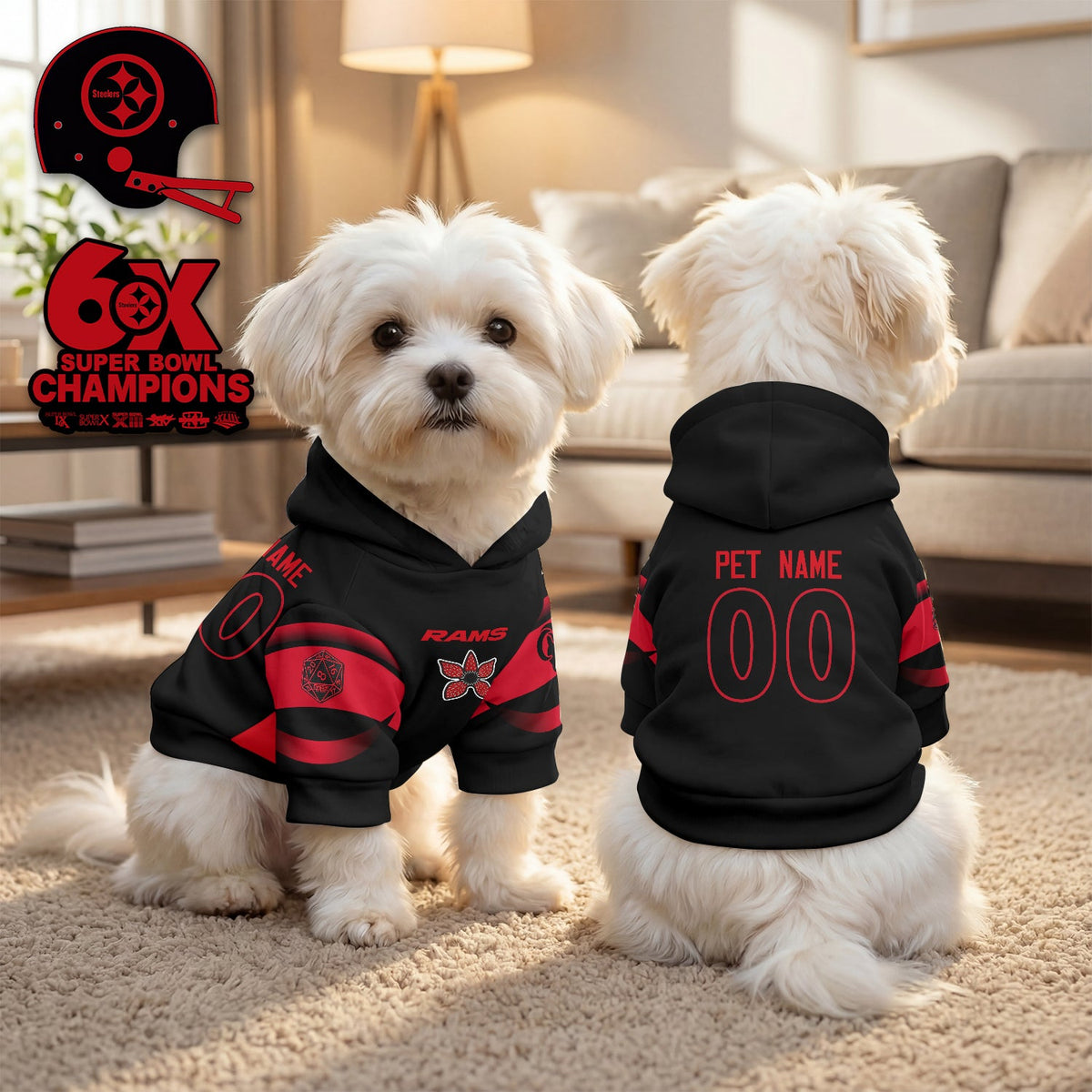 LAR Stranger Things Pet Hoodie
