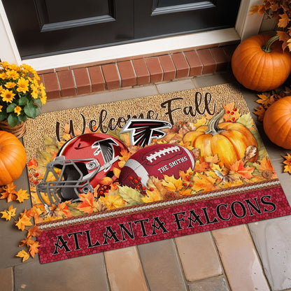 AF Doormat Custom Your Family Name And Choose Your Quotes, Sport Doormat, Sport Gifts For Fan