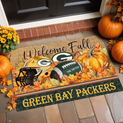 GBP Doormat Custom Your Family Name And Choose Your Quotes, Sport Doormat, Sport Gifts For Fan