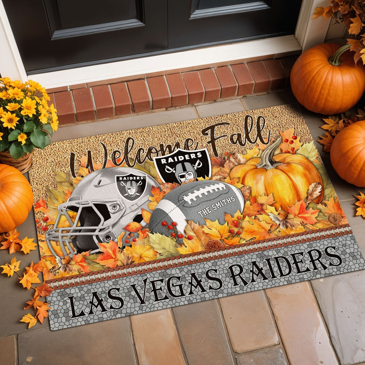 LVR Doormat Custom Your Family Name And Choose Your Quotes, Sport Doormat, Sport Gifts For Fan