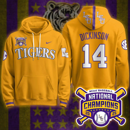 LSU 2025 World Series Champions Limited Hoodie - Stitched