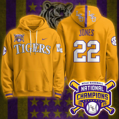 LSU 2025 World Series Champions Limited Hoodie - Stitched
