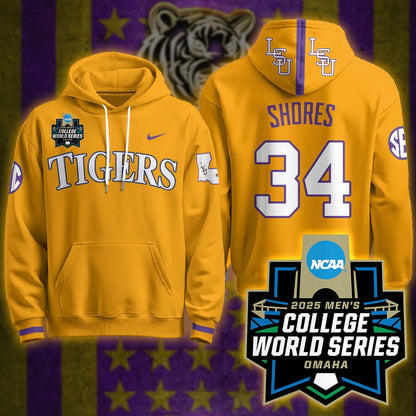 LSU 2025 World Series Limited Hoodie - Stitched