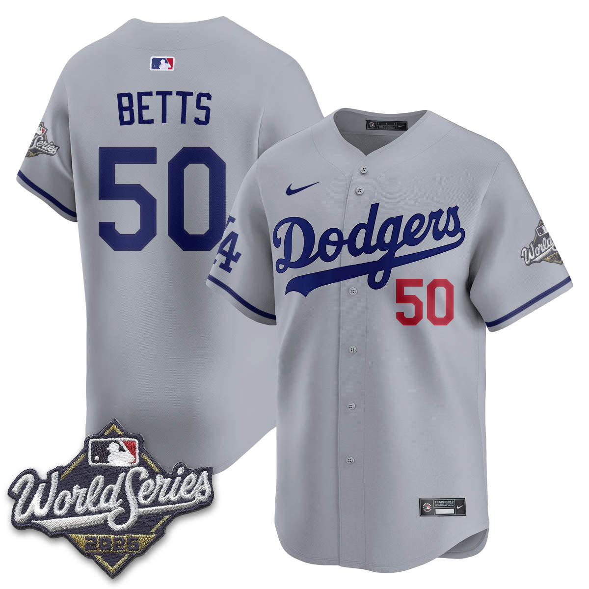 LAD 2025 World Series Jersey - Stitched