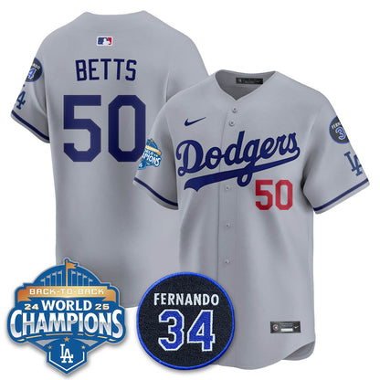 LAD 2025 Back To Back Champions Jersey - Stitched