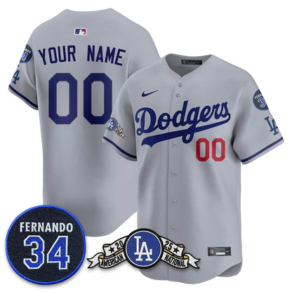 LAD 2025 National League Champions Custom Jersey - Stitched