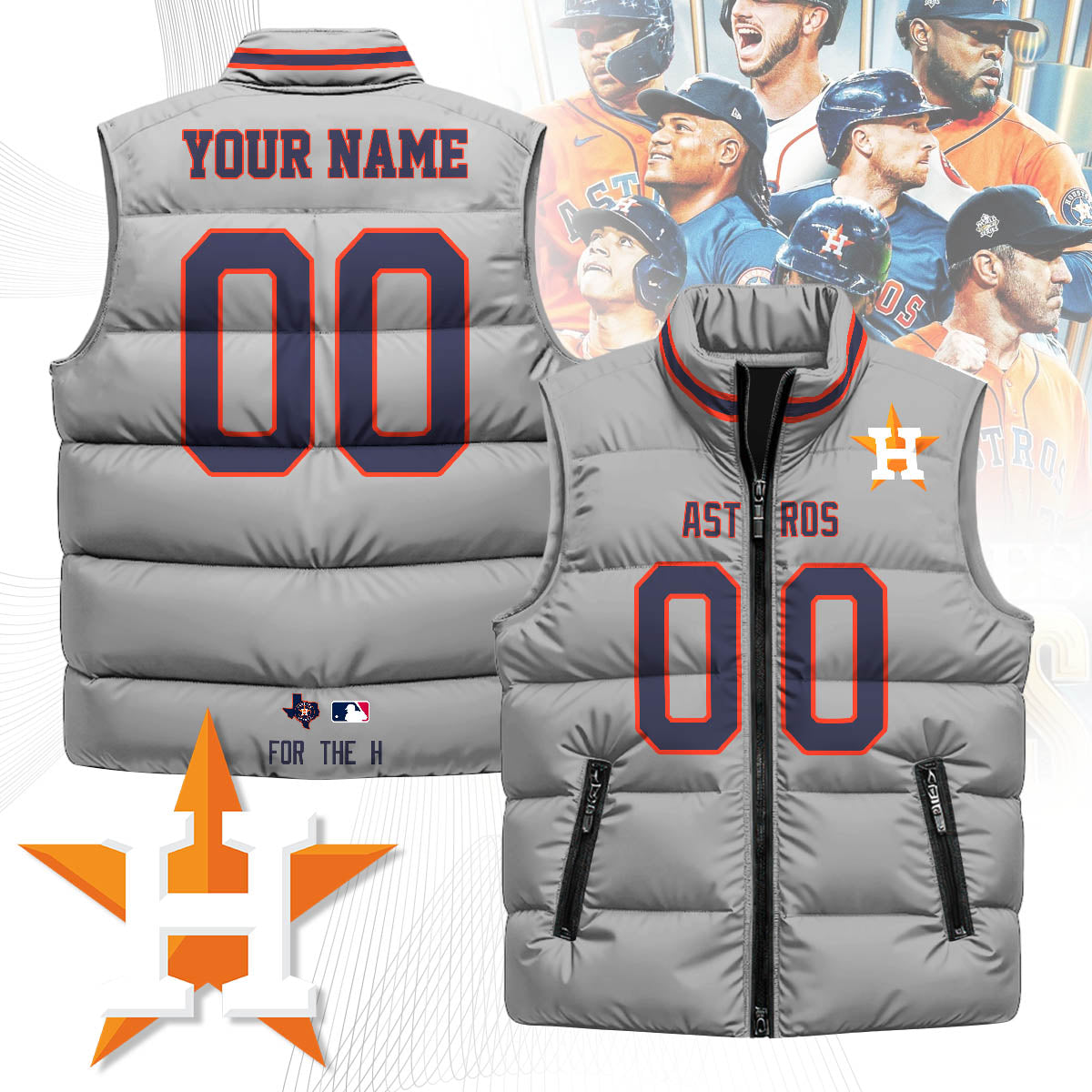 Personalized HA Unisex Puffer Vest