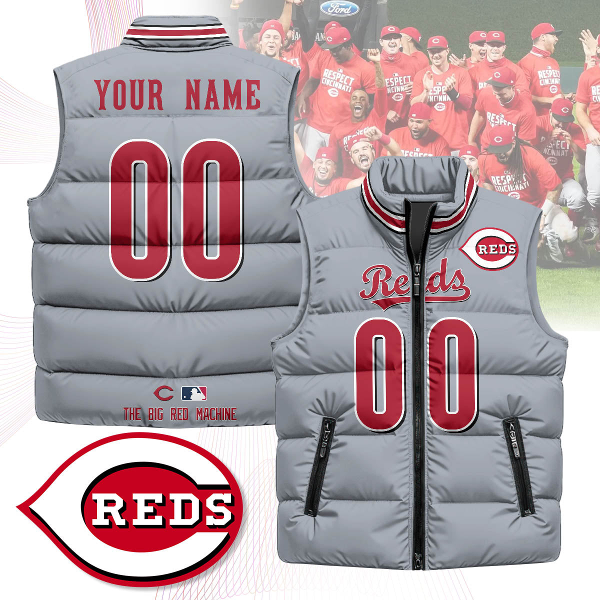 Personalized CR Unisex Puffer Vest