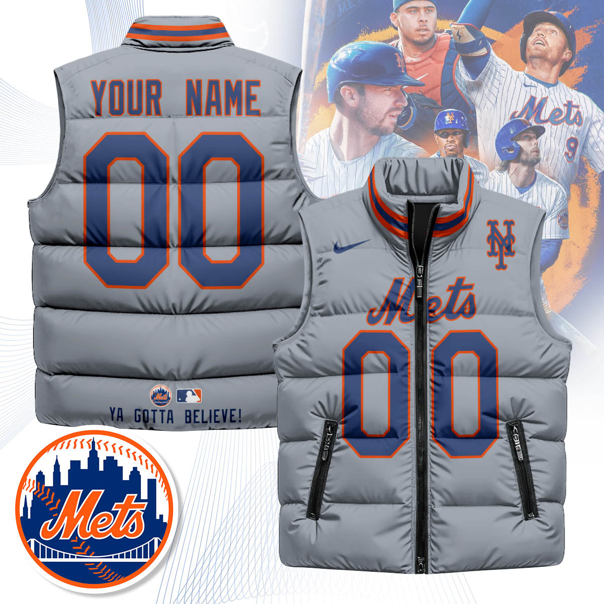 Personalized NYM Unisex Puffer Vest