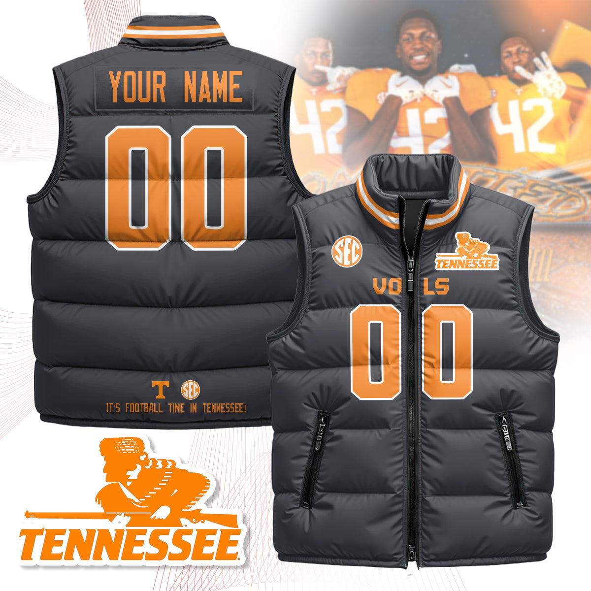Personalized TV Unisex Puffer Vest