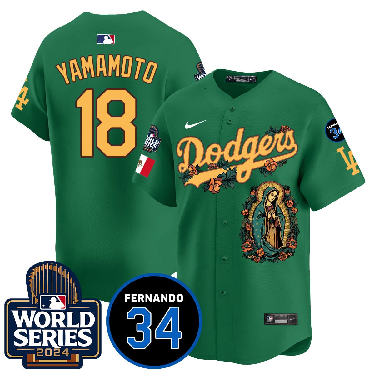 LAD Guadalupe - Fernando Valenzuela Memorial Jersey - Printed