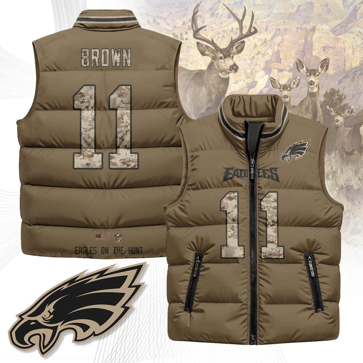 PE Hunting Unisex Puffer Vest