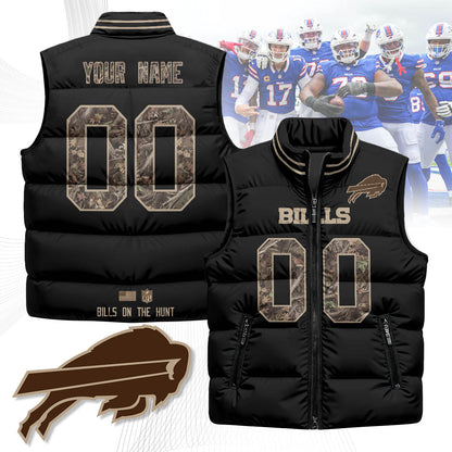 Personalized BB Hunting Unisex Puffer Vest