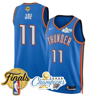 OKC 2025 Basketball  Champions Jersey - Stitched