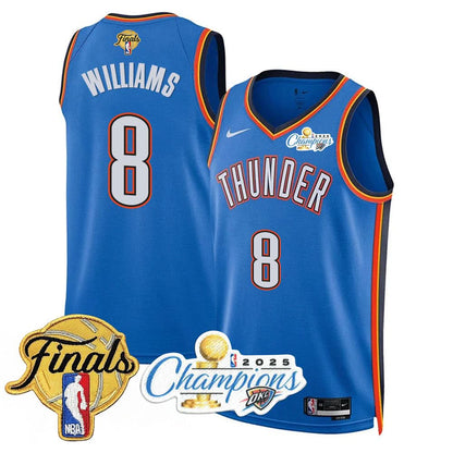 OKC 2025 Basketball  Champions Jersey - Stitched
