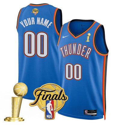 OKC 2024-25 Champions Custom Jersey - Stitched
