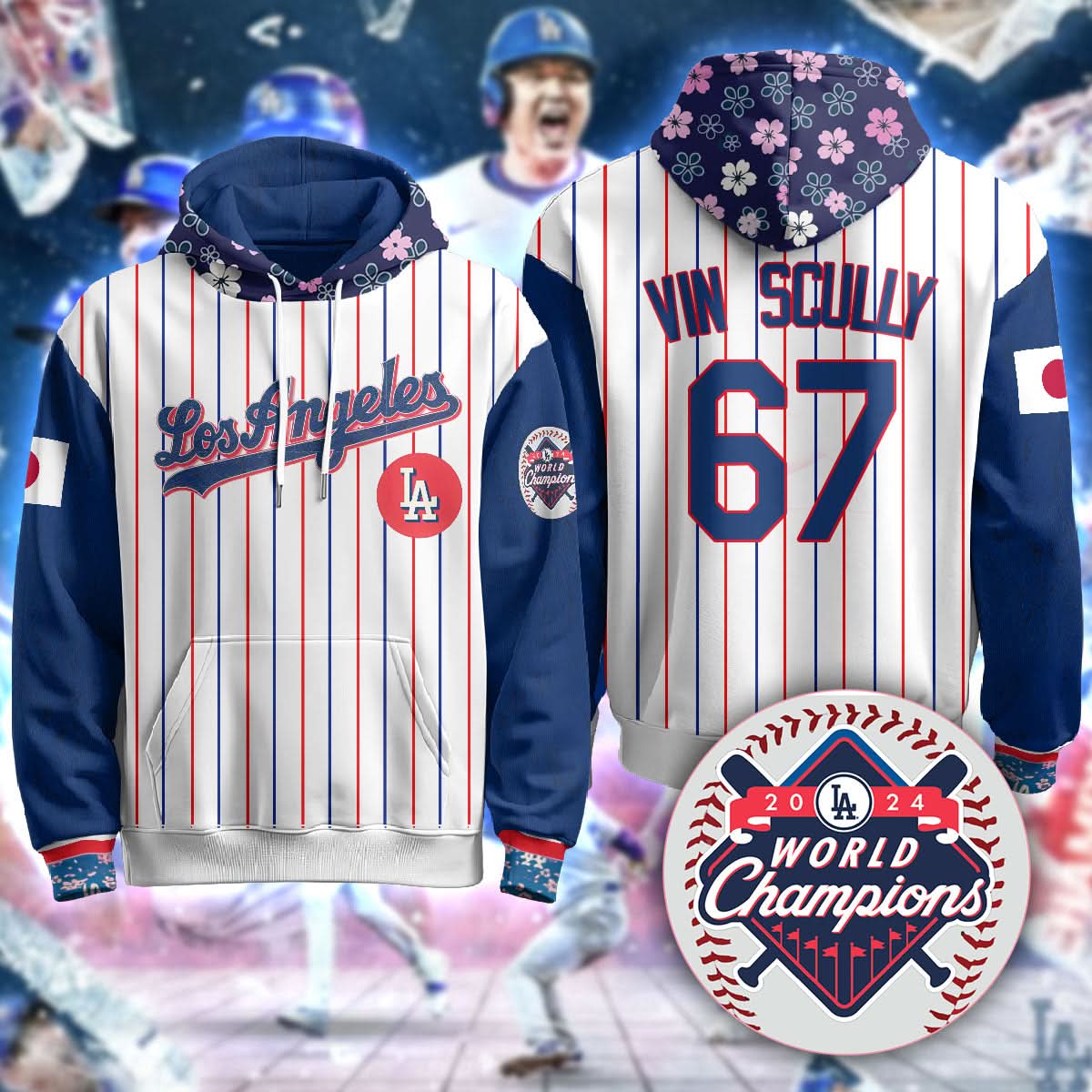 LAD Japanese Heritage Night Hoodie - Stitched