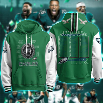 PE Super Bowl LIX Champions Hoodie - Printed