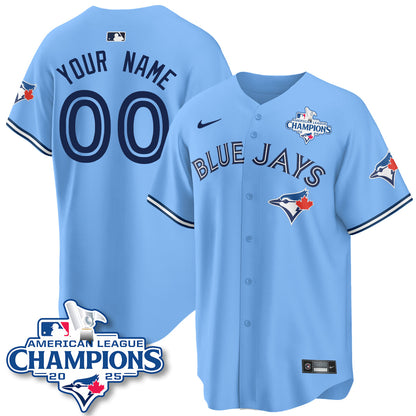 TOR 2025 American League Champions Custom Jersey - Stitched