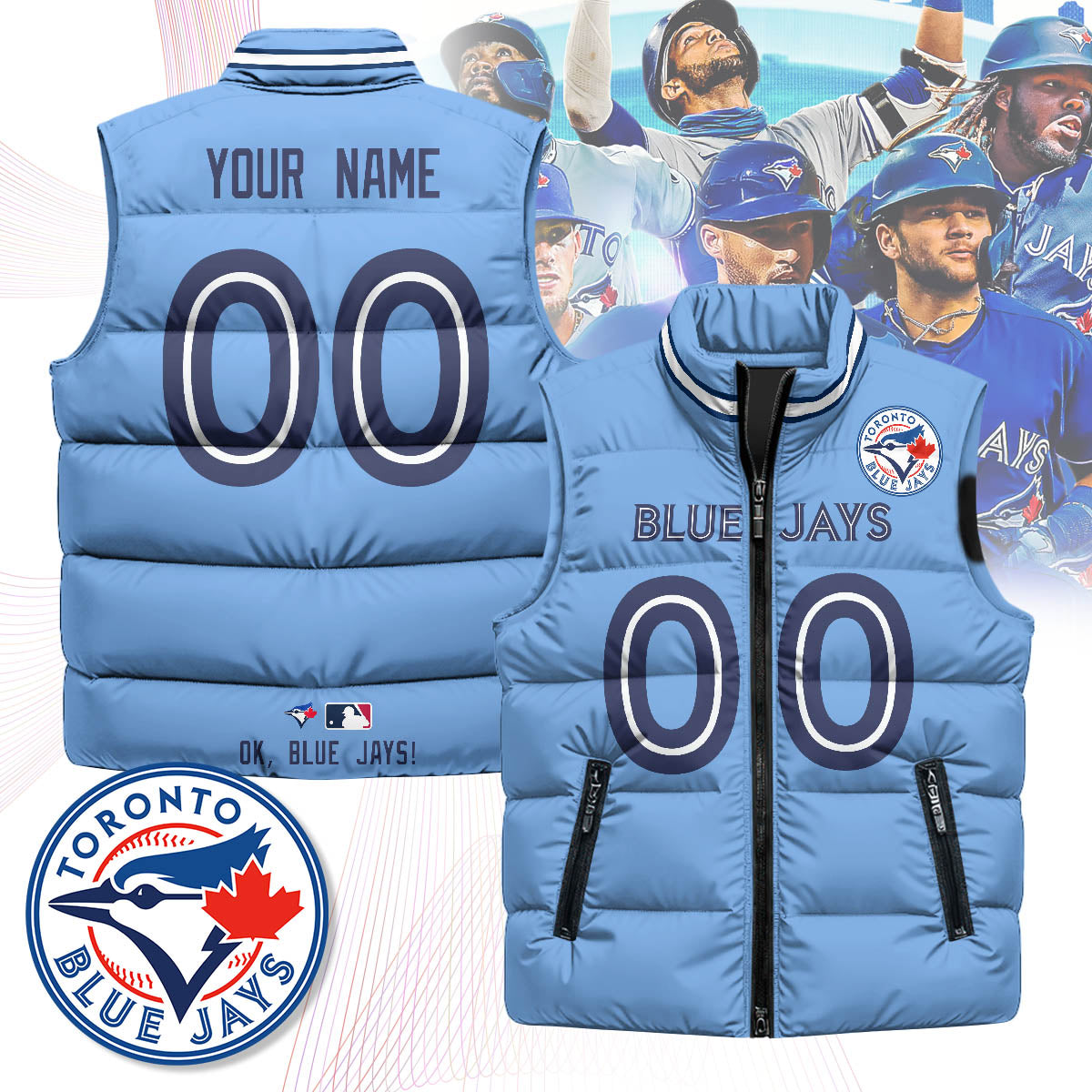 Personalized TBJ Unisex Puffer Vest