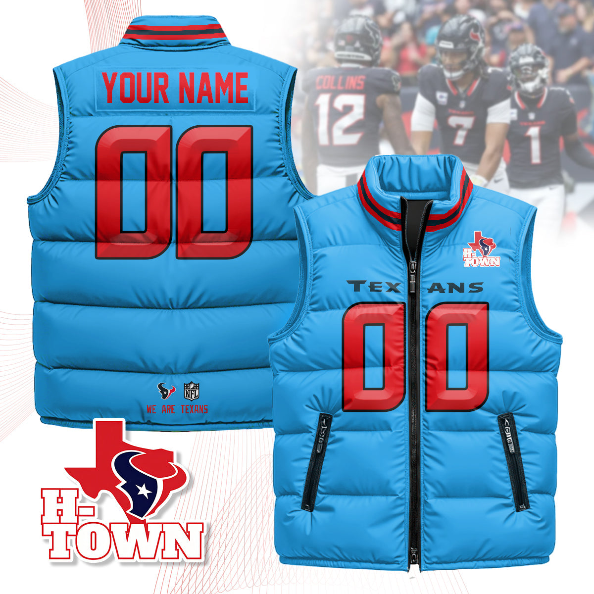Personalized HT Unisex Puffer Vest