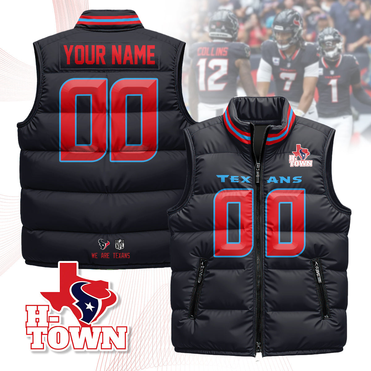 Personalized HT Unisex Puffer Vest