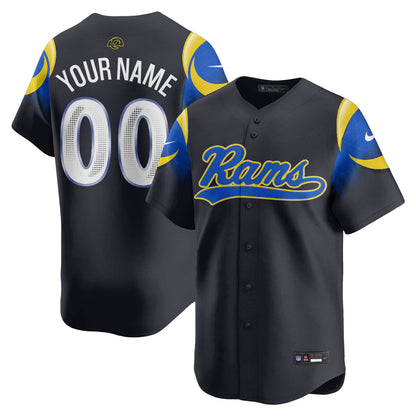 LAR Rivalry Series Baseball Custom Jersey - Stitched