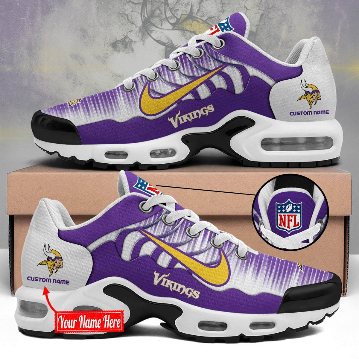 Minnesota Vikings 2025 New Shoes