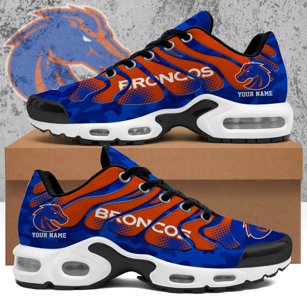 Personalized BSU New Air Max Shoes