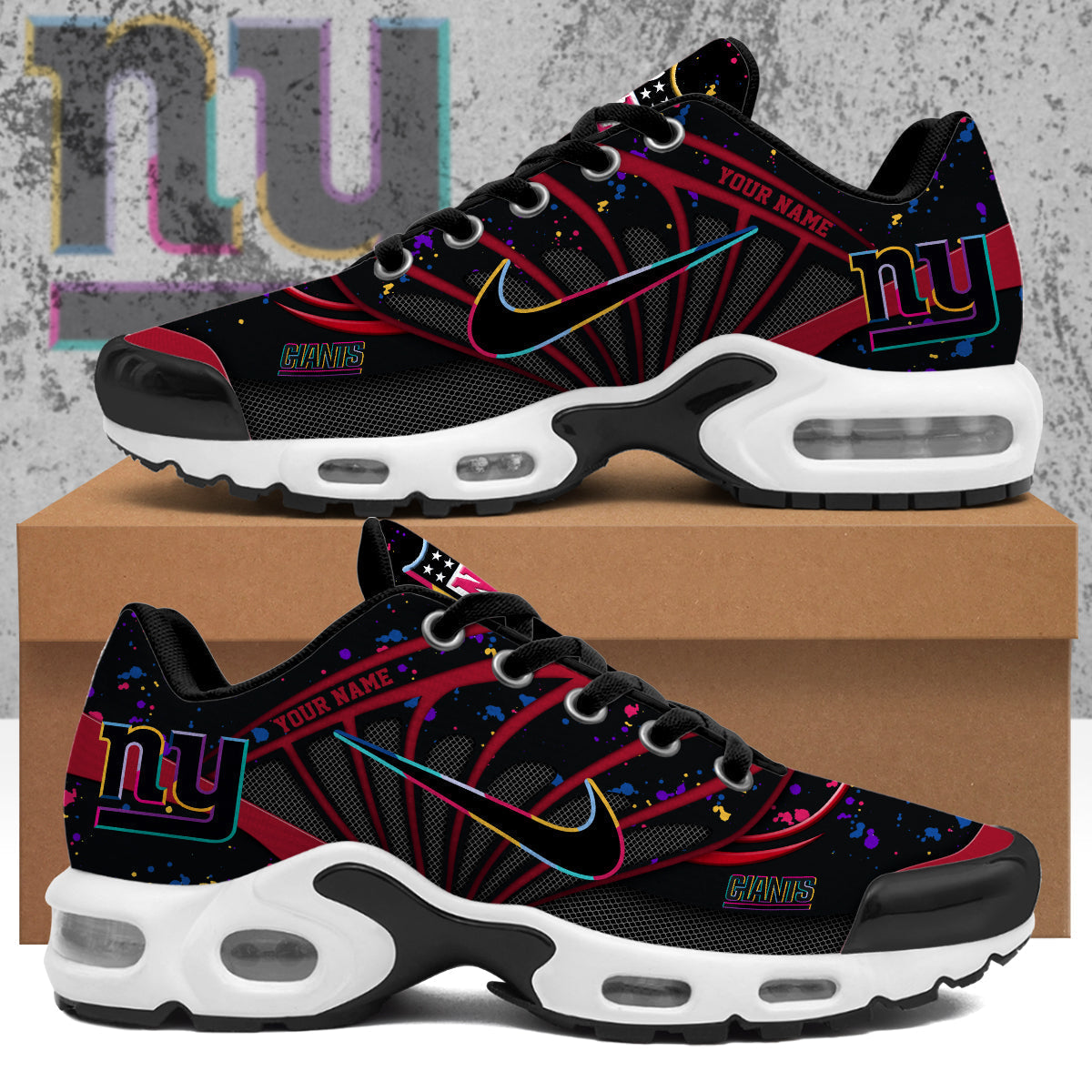 New York Giants 2025 Crucial Catch Air Max Shoes