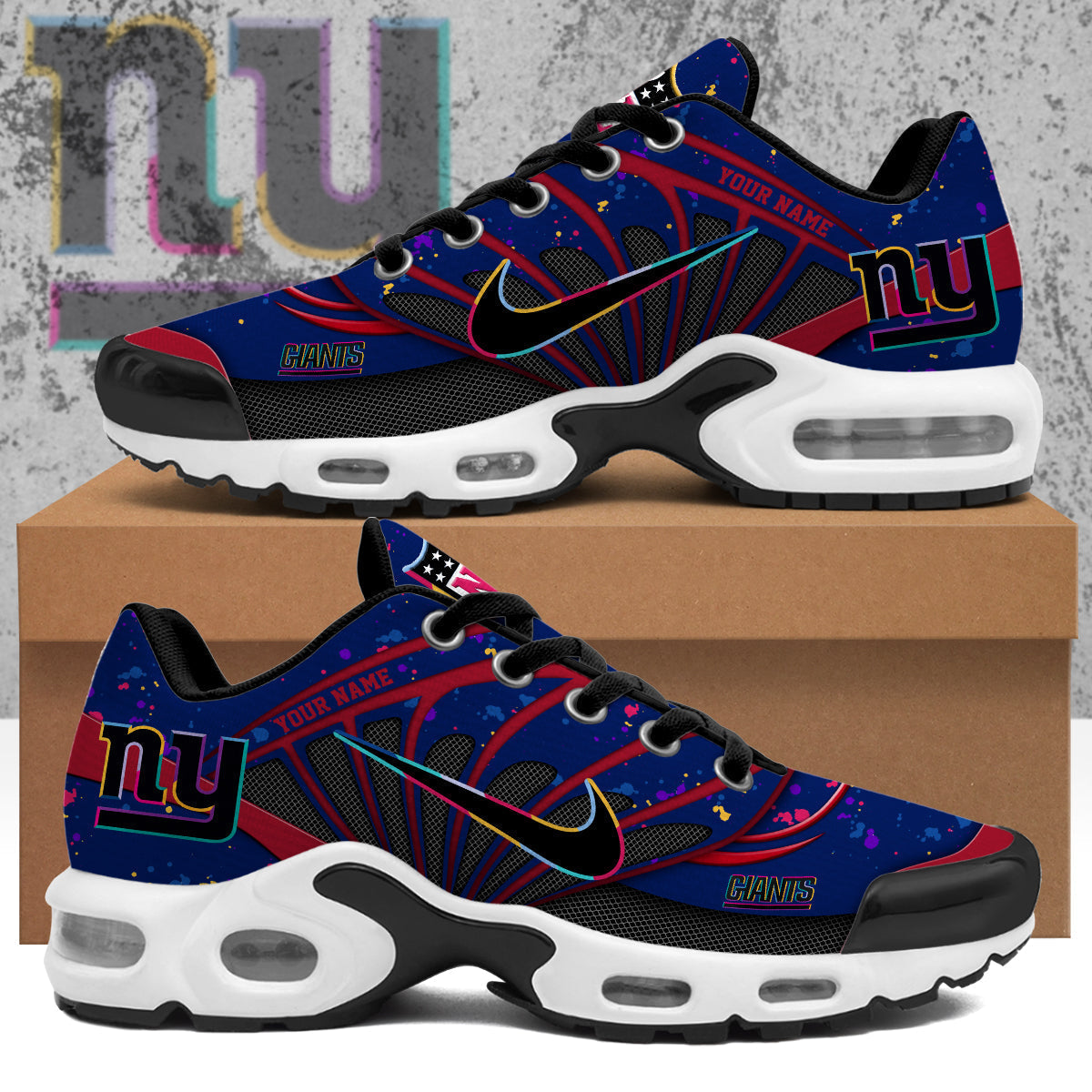 NYG 2025 Crucial Catch Air Max Shoes