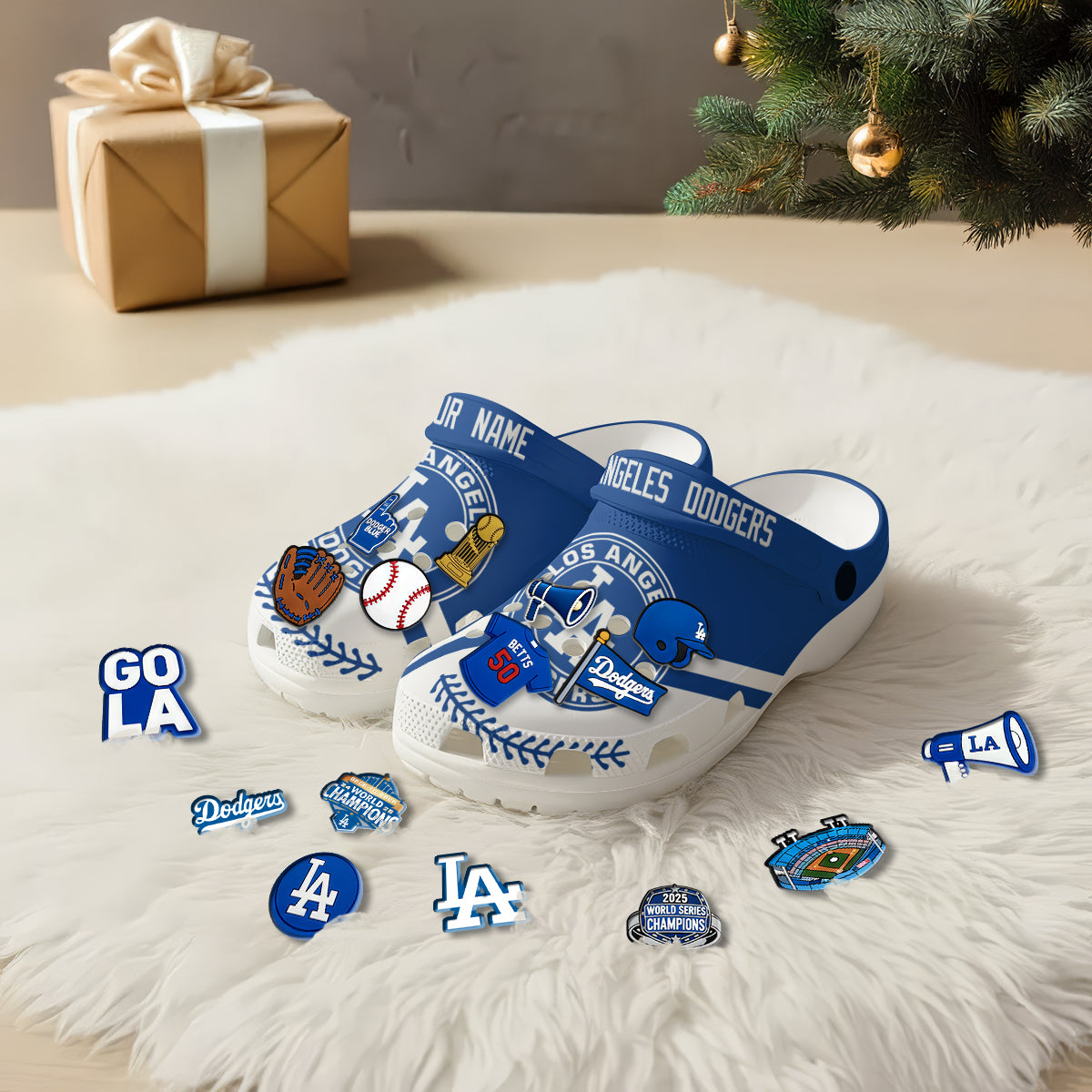 LAD World Series Champions Clogs - Charms Gift Set