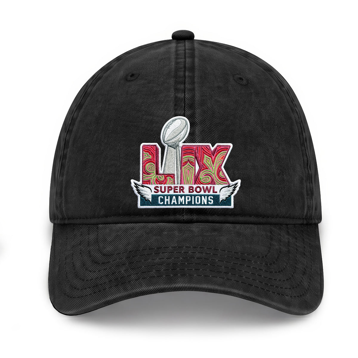 PHI Champions SB LIX Wash Hat - Embroidered