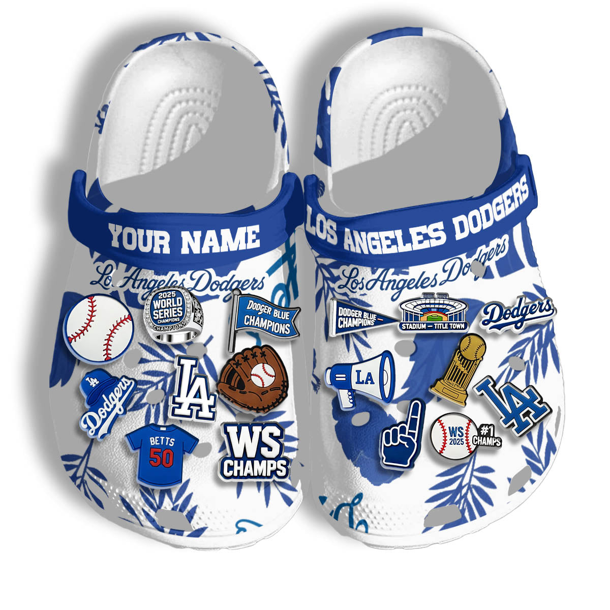 LAD World Series Champions Clogs - Charms Gift Set