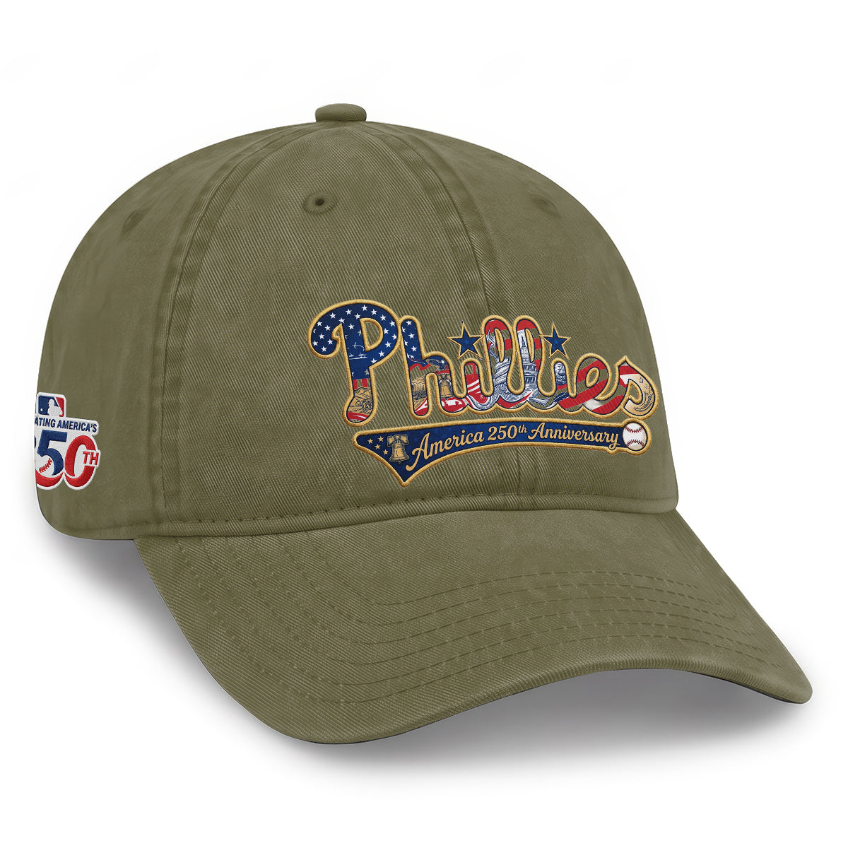PHI 2026 Independence Day Custom Wash Hat V2- Embroidered