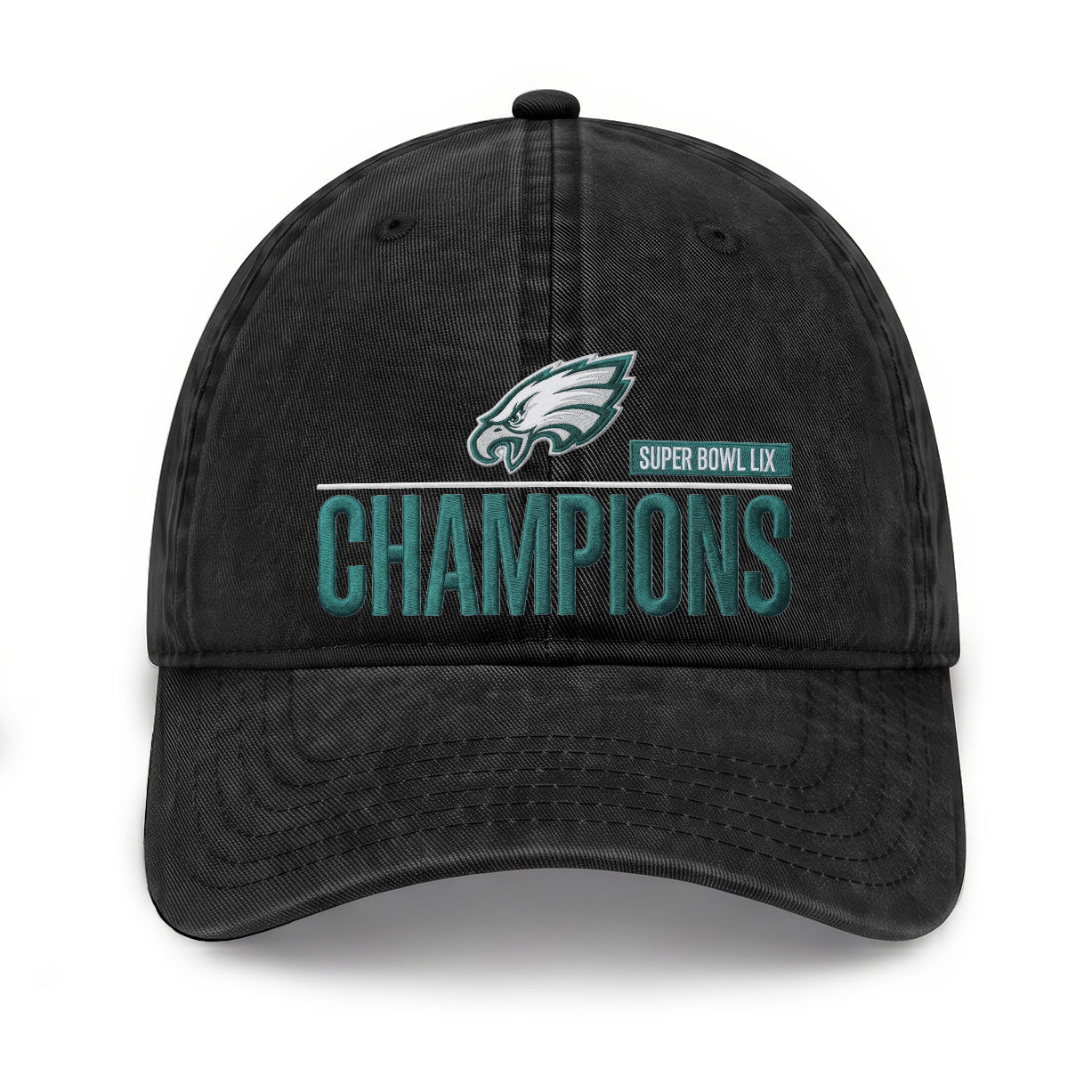 PHI Champions SB LIX Wash Hat V2 - Embroidered