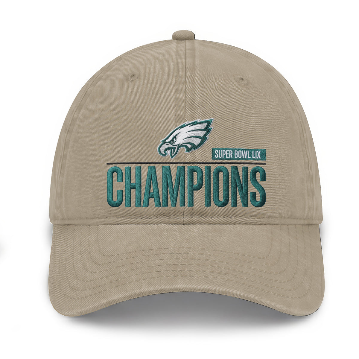 PHI Champions SB LIX Wash Hat V2 - Embroidered