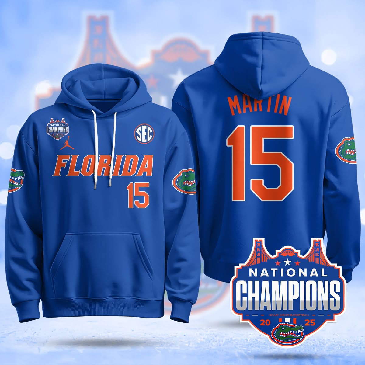 FG 2025 National Champions Basketball Hoodie - Stitched