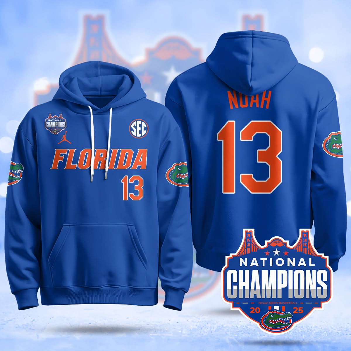 FG 2025 National Champions Basketball Hoodie - Stitched