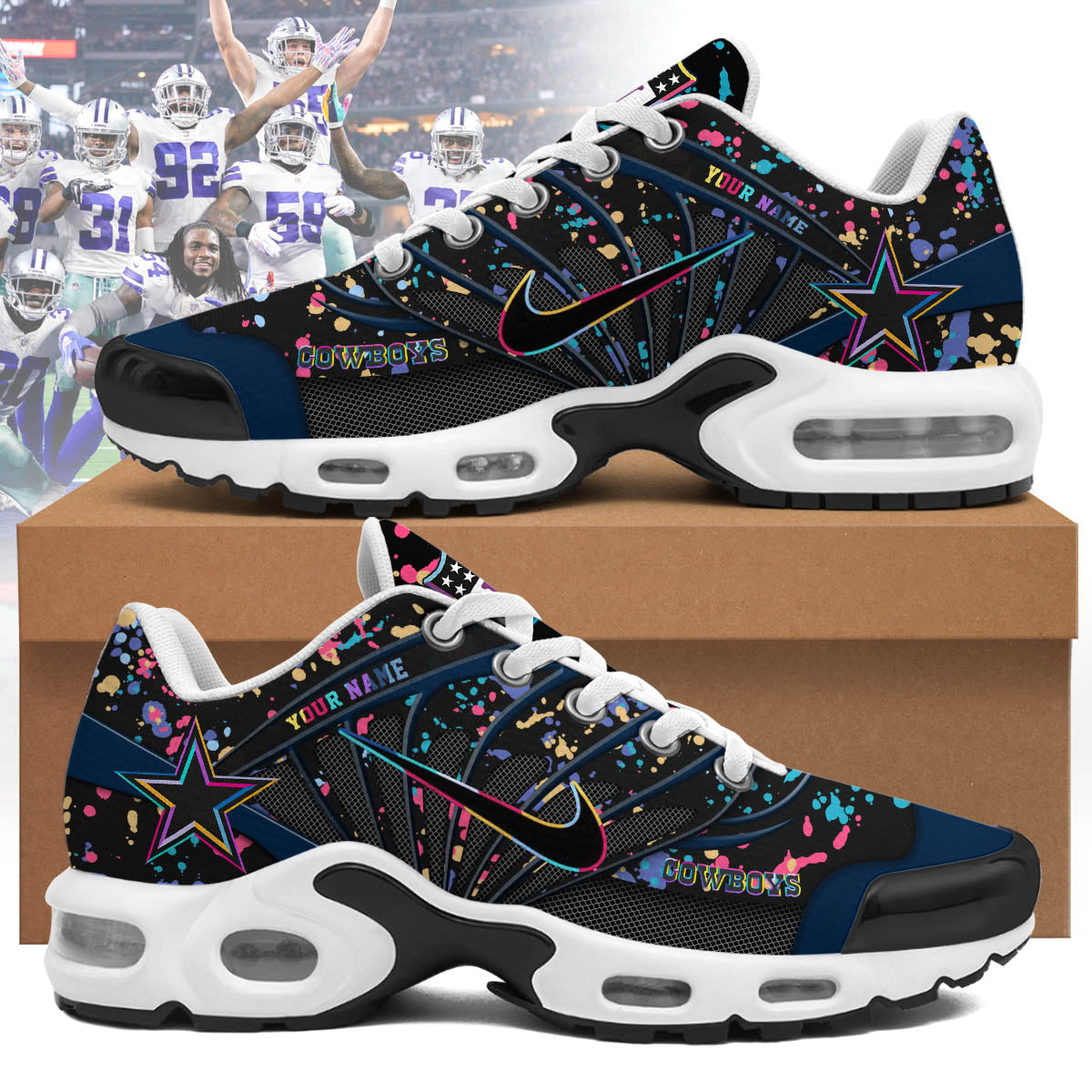Dallas Cowboys 2025 Crucial Catch Air Max Shoes