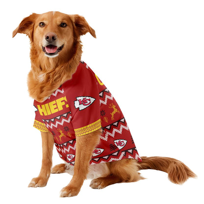 KCC Family Holiday Ugly Sweater Pet Coat